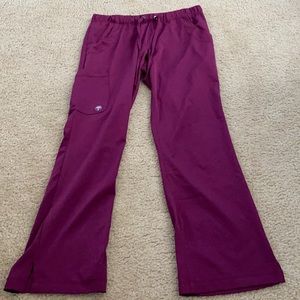 Wine Healing Hands Scrub pants